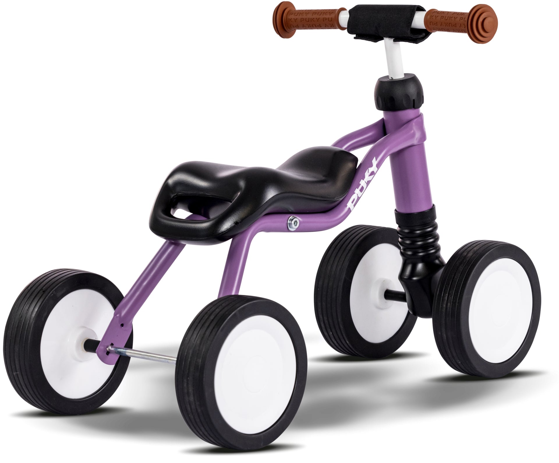 Puky Rutschfahrzeug – 3 Räder, max. Belastung 20 kg, Lenkeinschlagbegrenzung – ab 1,5 J. – Aluminium, violett