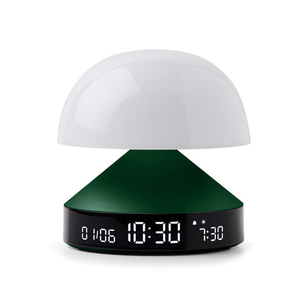 LEXON Lichtwecker Mina Sunrise – digital – dunkelgrün, Wecktöne