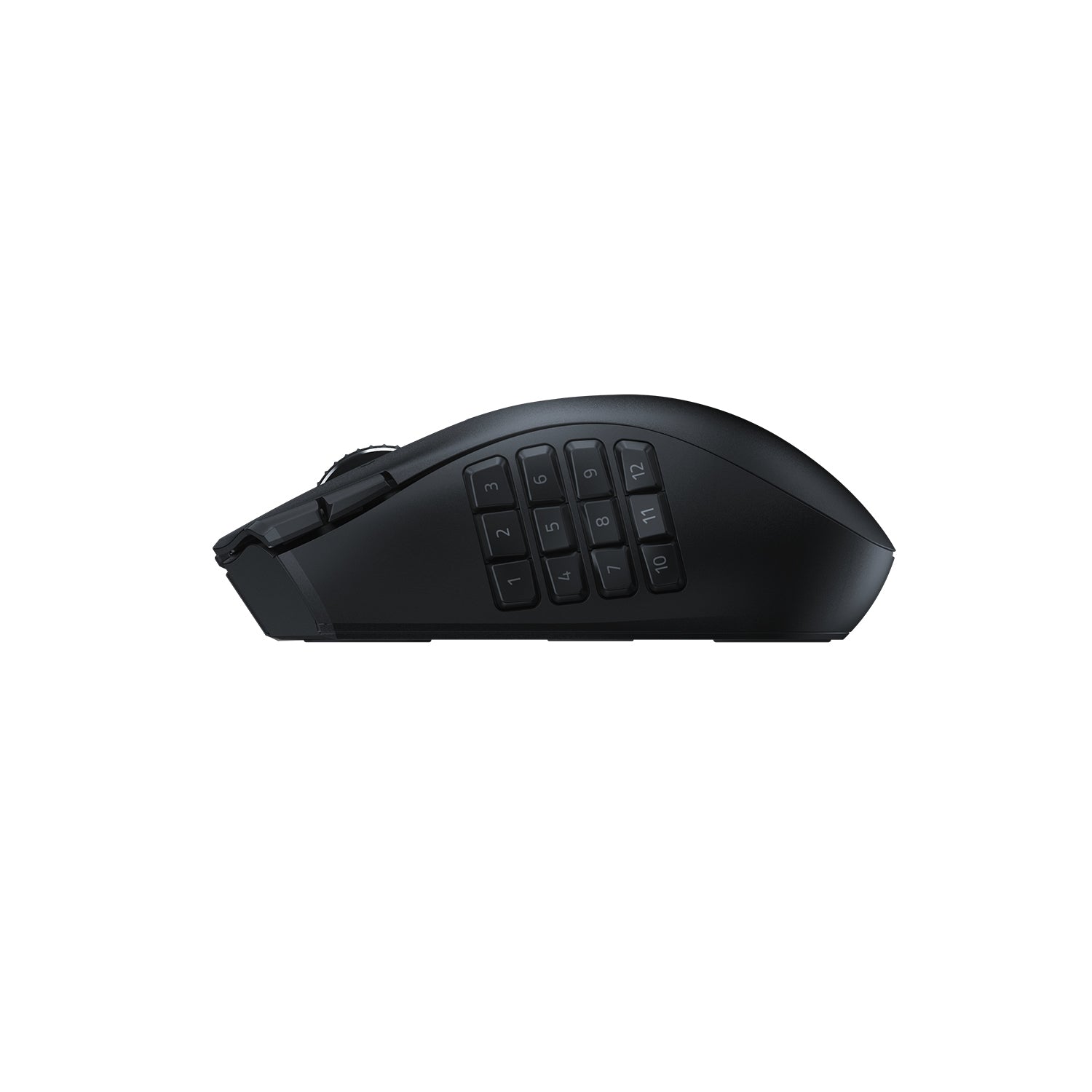 Razer Naga V2 HyperSpeed – Gaming-Maus – Kabellos (Bluetooth/2,4 GHz), 30000 DPI, Rechts, Schwarz