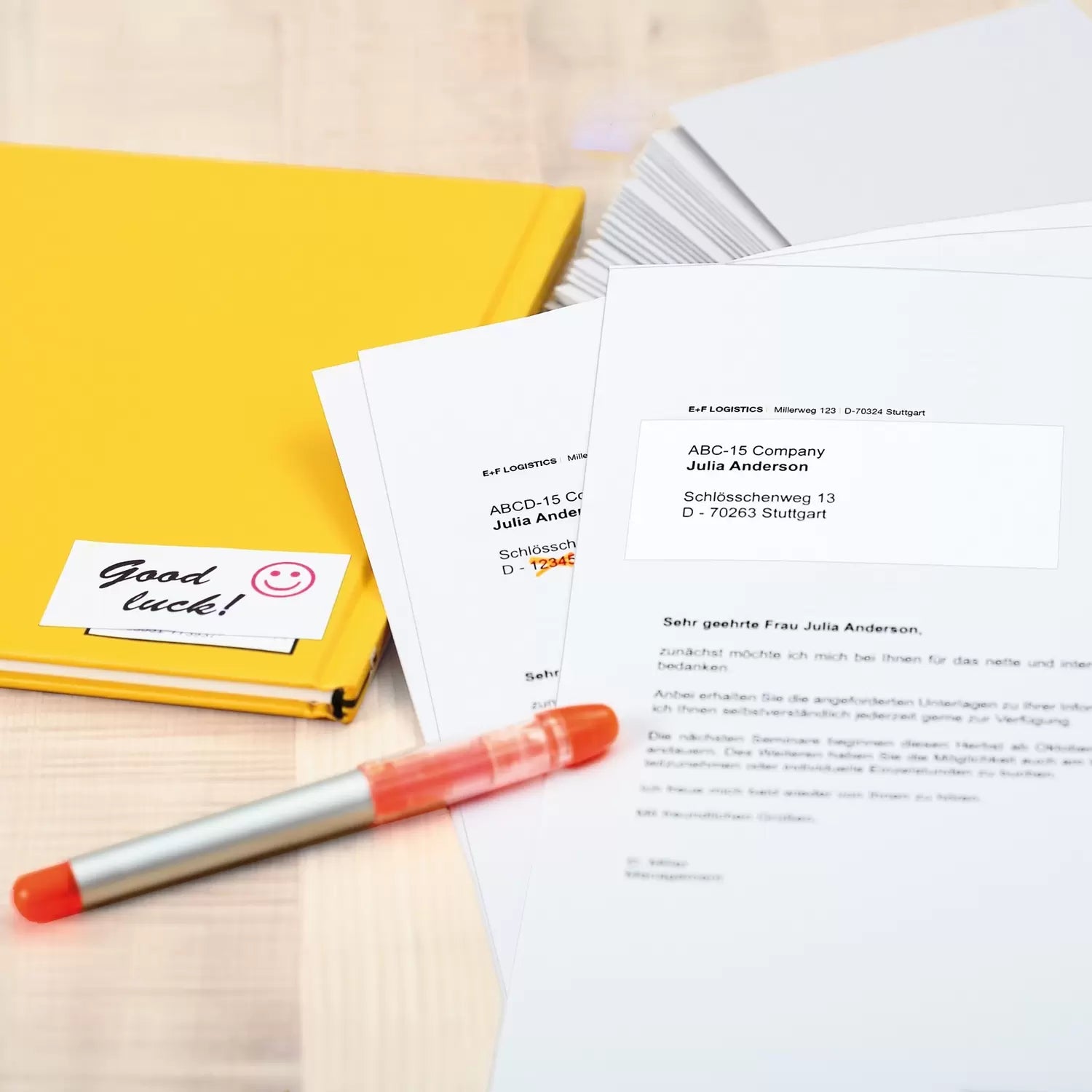 HERMA Druckeretiketten, 97 mm × 42 mm, weiss, Papier, permanent, 25 Blatt (300 Etiketten)