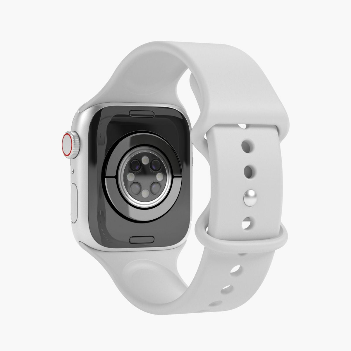 Vonmählen Classic Band Case 1 – Armband – für Apple Watch 38 mm, 40 mm, 41 mm, Hellgrau, Silikon