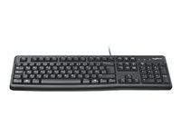 Logitech K120 – Tastatur – kabelgebunden, USB – QWERTY (US-INT) – Schwarz