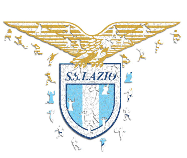 Iconic Puzzles SS Lazio - Logo - Logikspiel, 1 Spieler, ab 10 Jahren, mehrsprachig