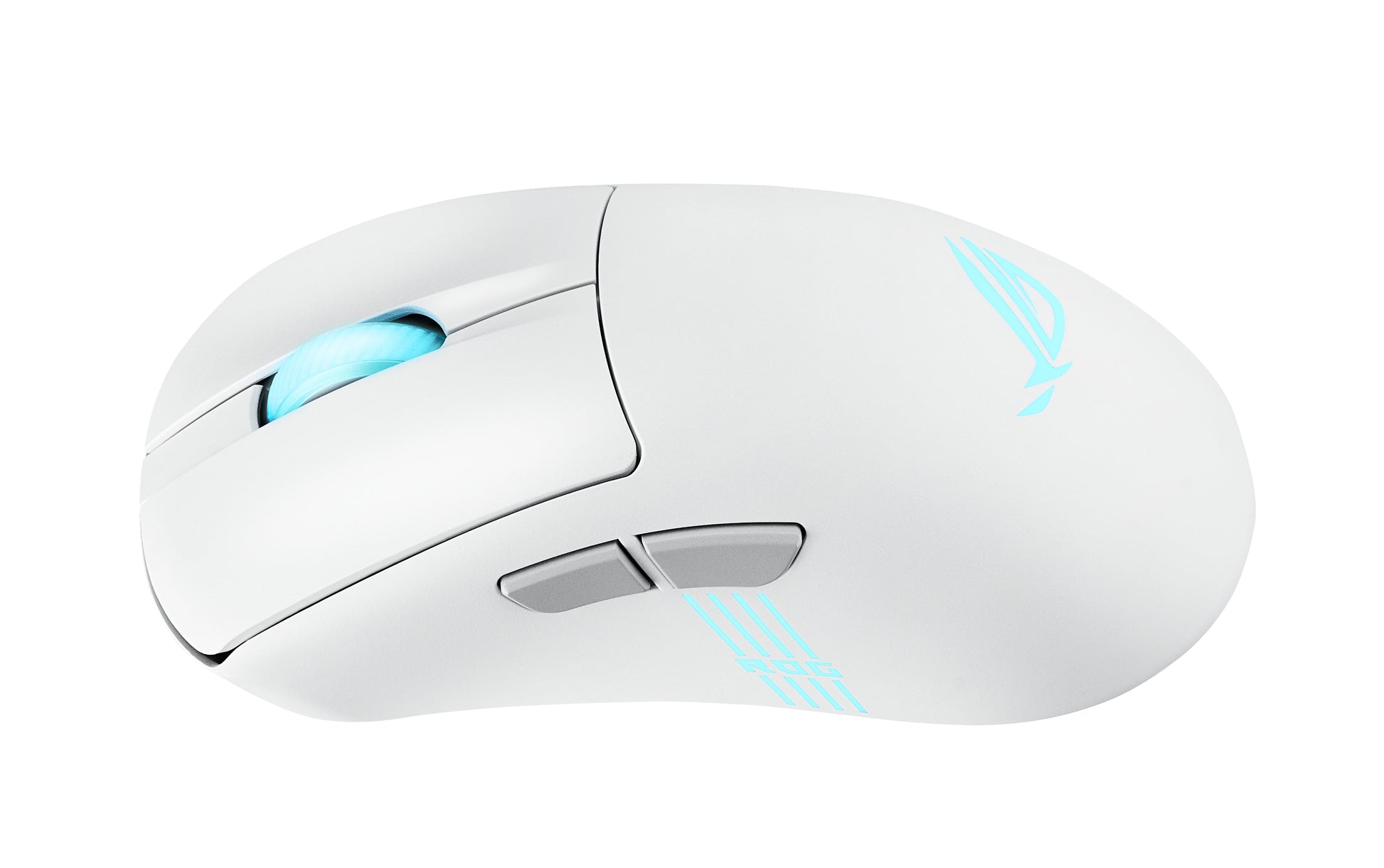ASUS ROG Keris II Origin – Gaming-Maus – Kabellos (Bluetooth/2,4 GHz), 42000 DPI, Rechts, Weiss