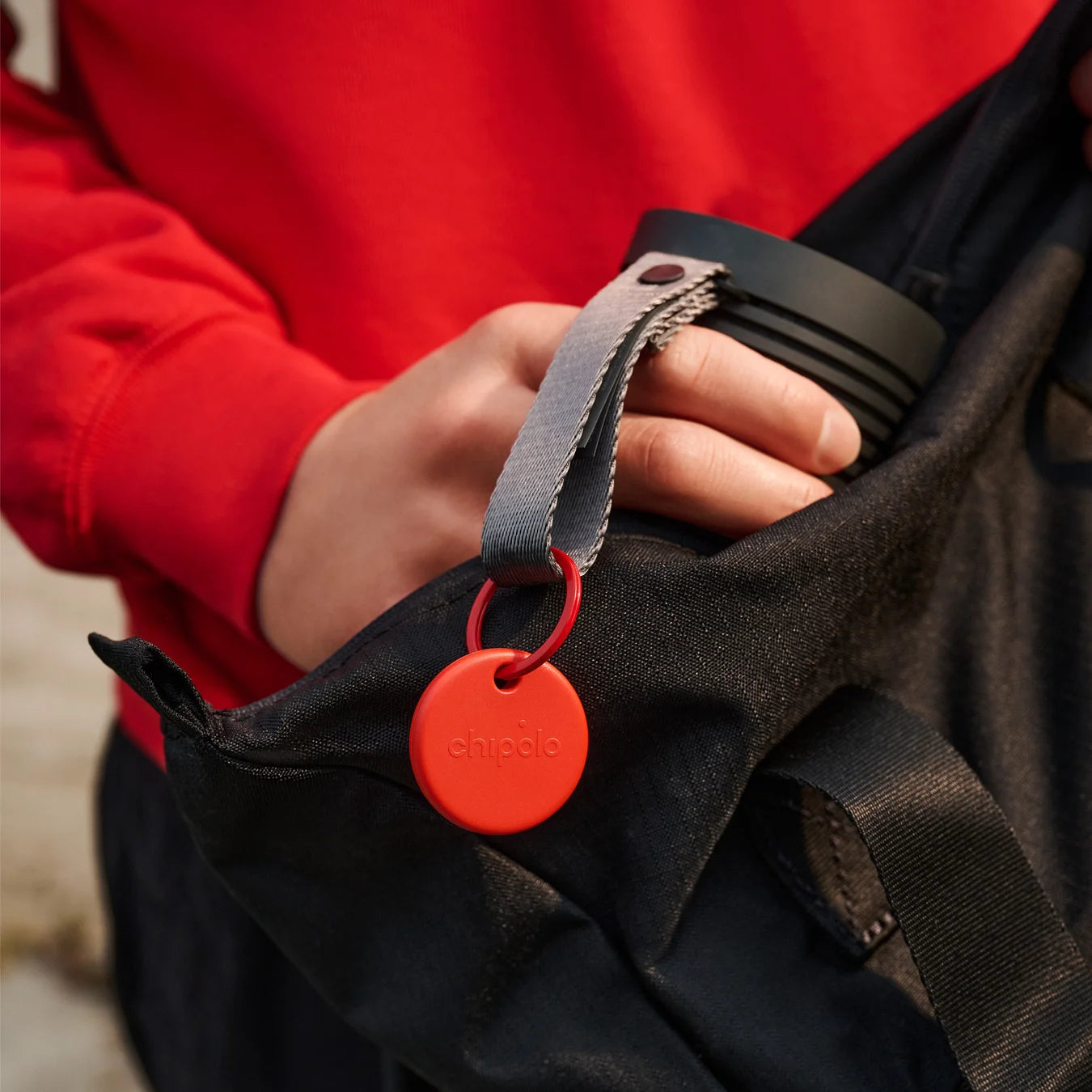 Chipolo POP – Bluetooth-Tracker – für Apple Wo ist? und Android/iOS, IP55, 90 m Reichweite, Gelb