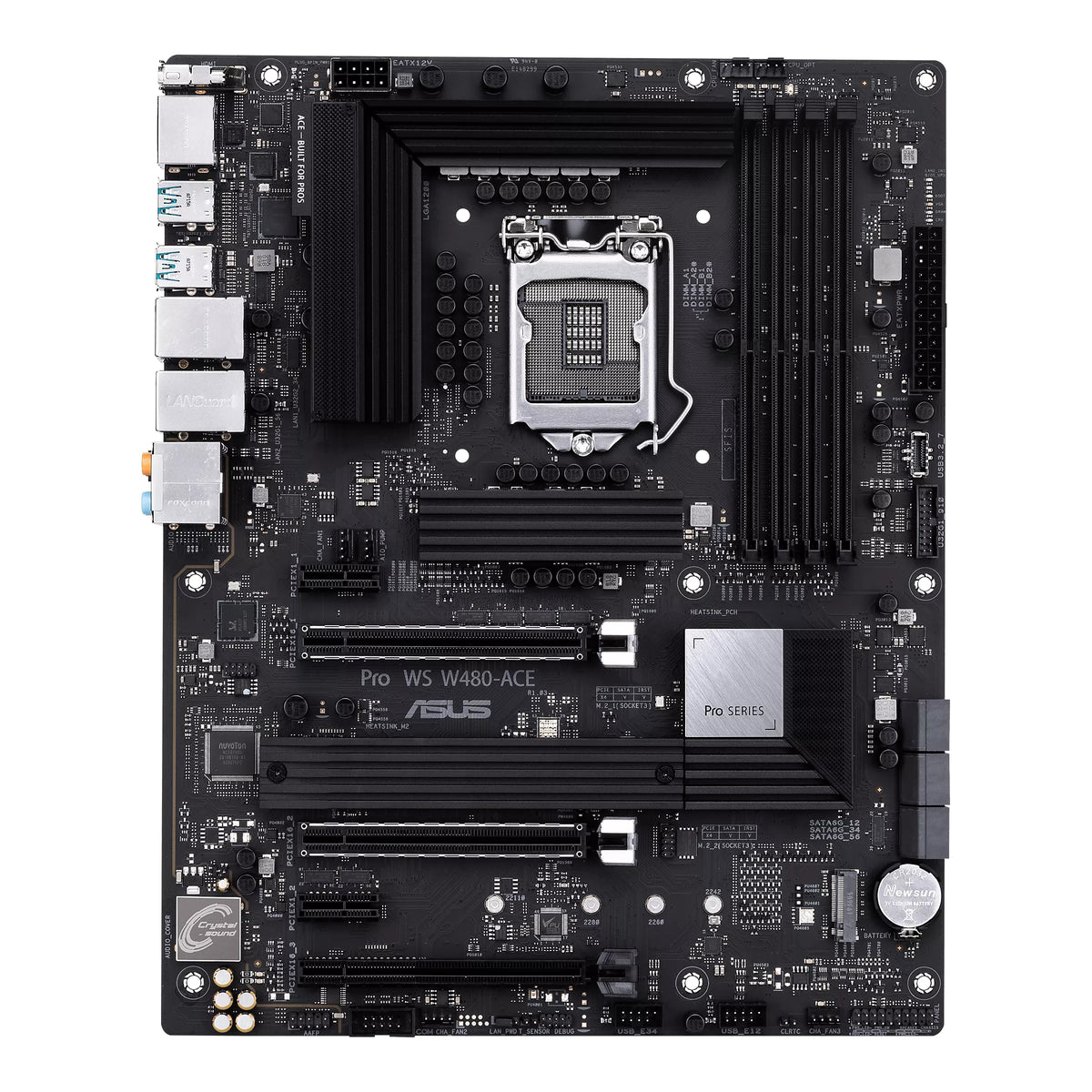 ASUS Pro WS W480-ACE – Mainboard – LGA 1200, Intel W480, ATX, DDR4