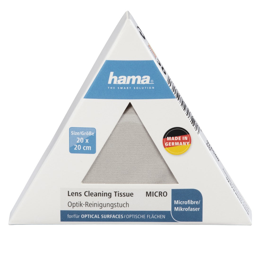 Hama Optic Dry Reinigungsset – Blasepinsel, Lenspen, Reinigungstuch – für Digitalkamera – 4er-Pack
