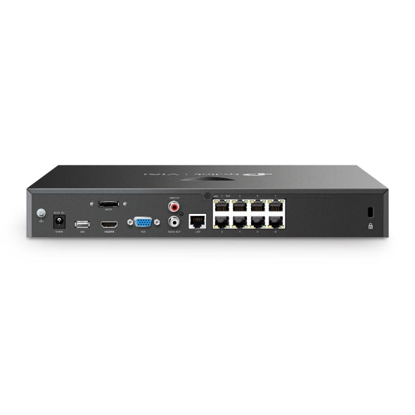 TP-Link VIGI NVR2008H-8MP NVR – 8 Kanäle, PoE, 2 Laufwerksschächte, für ONVIF