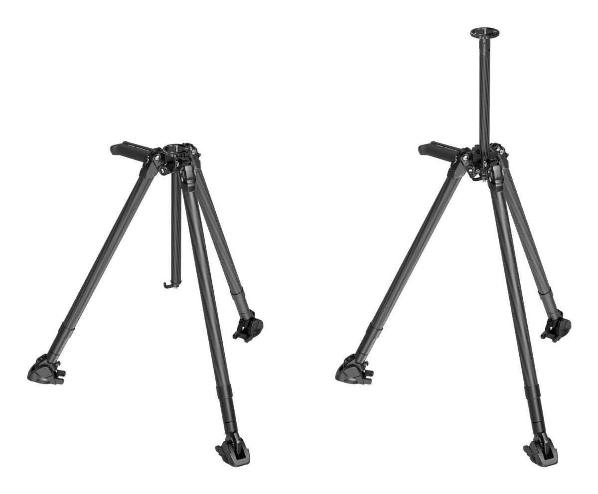 SmallRig TRIBEX 4858 Dreibeinstativ – 155 cm, 25 kg Traglast, 2,6 kg, Kohlefaser/Aluminium – 3/8" – Schwarz