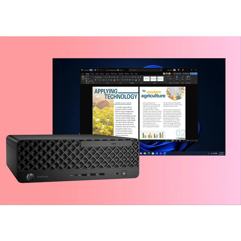 HP ProDesk 4 SFF – Intel Core Ultra 5 225, 16 GB RAM, 512 GB SSD, Windows 11 Pro