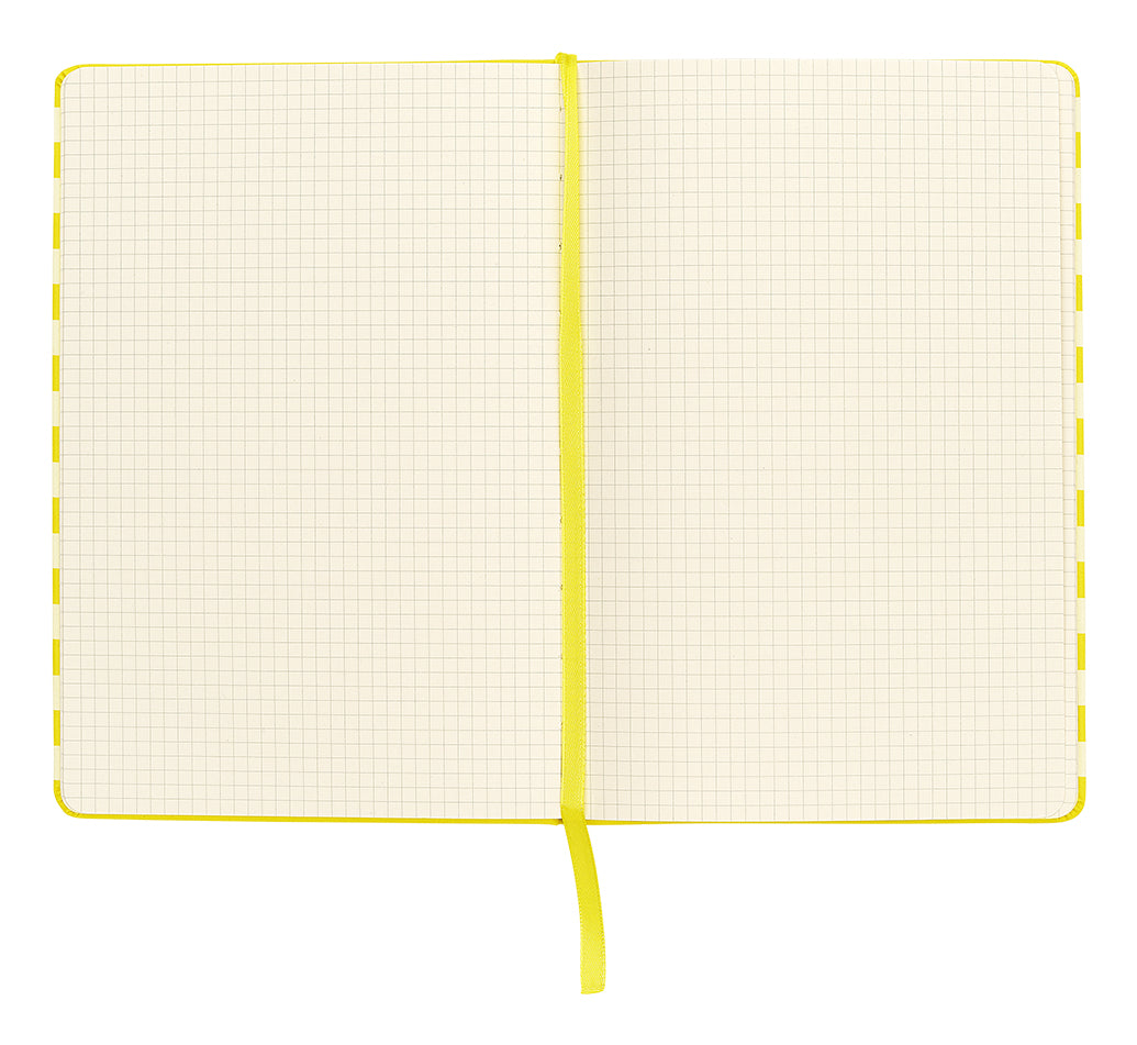 Kolma Notizbuch – A5 – kariert 5 mm – 150 Seiten – Hardcover, gelb