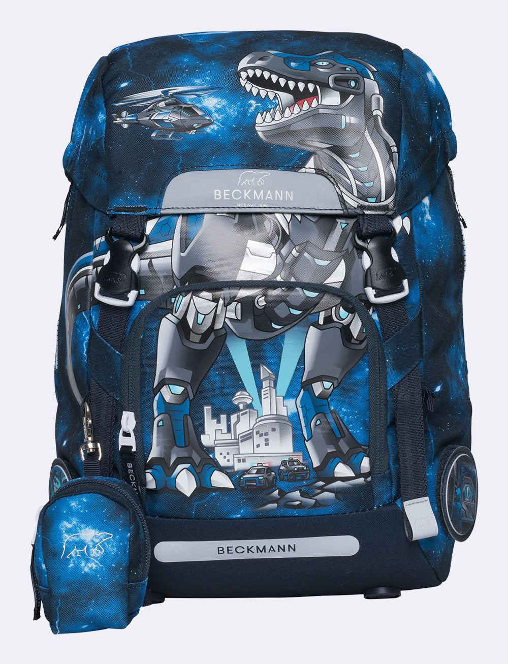 Beckmann Schulrucksack – Classic 1st – 6-teilig – Tech Rex