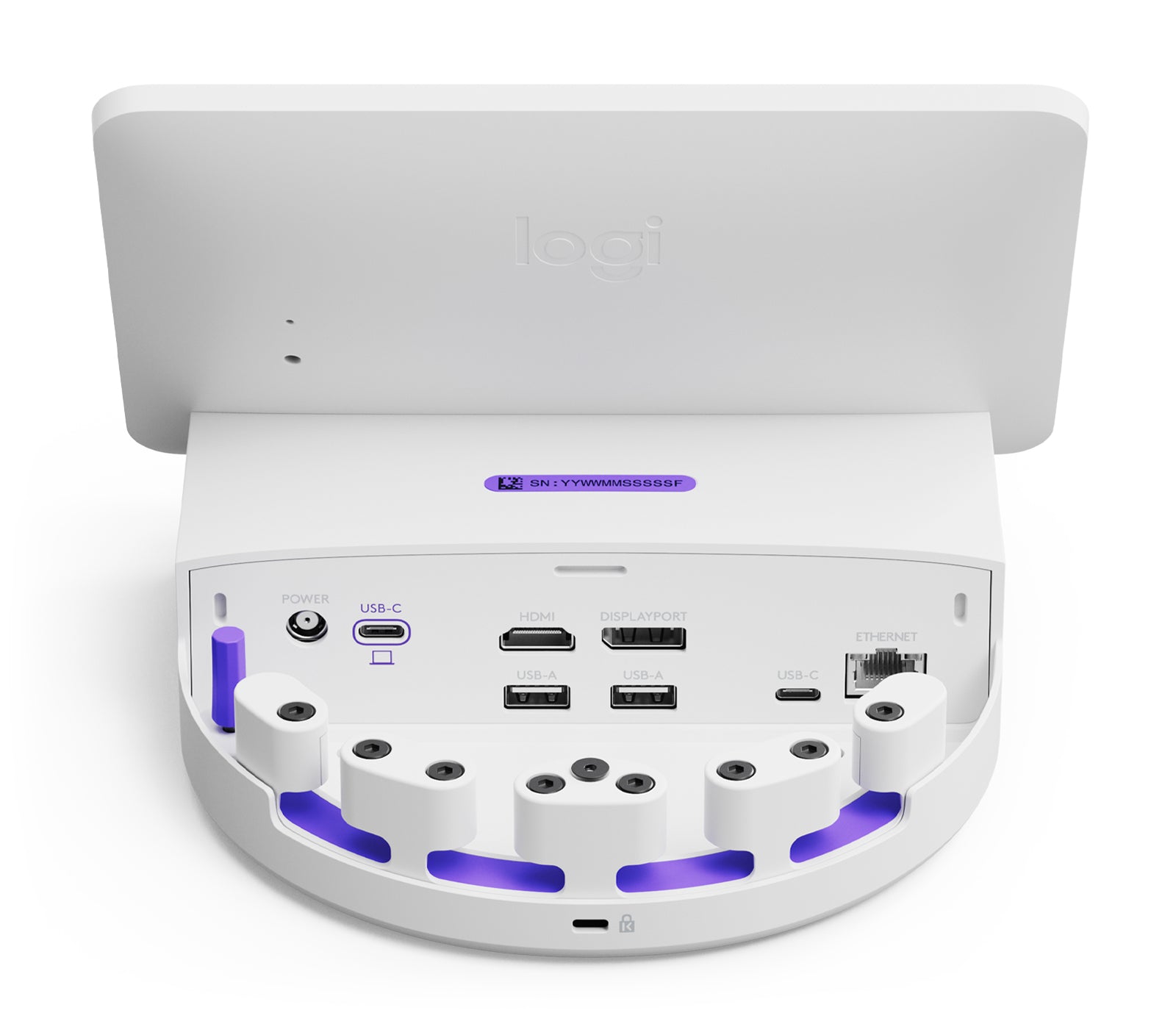 Logitech Dock Flex – Tischmikrofon – USB, weiss