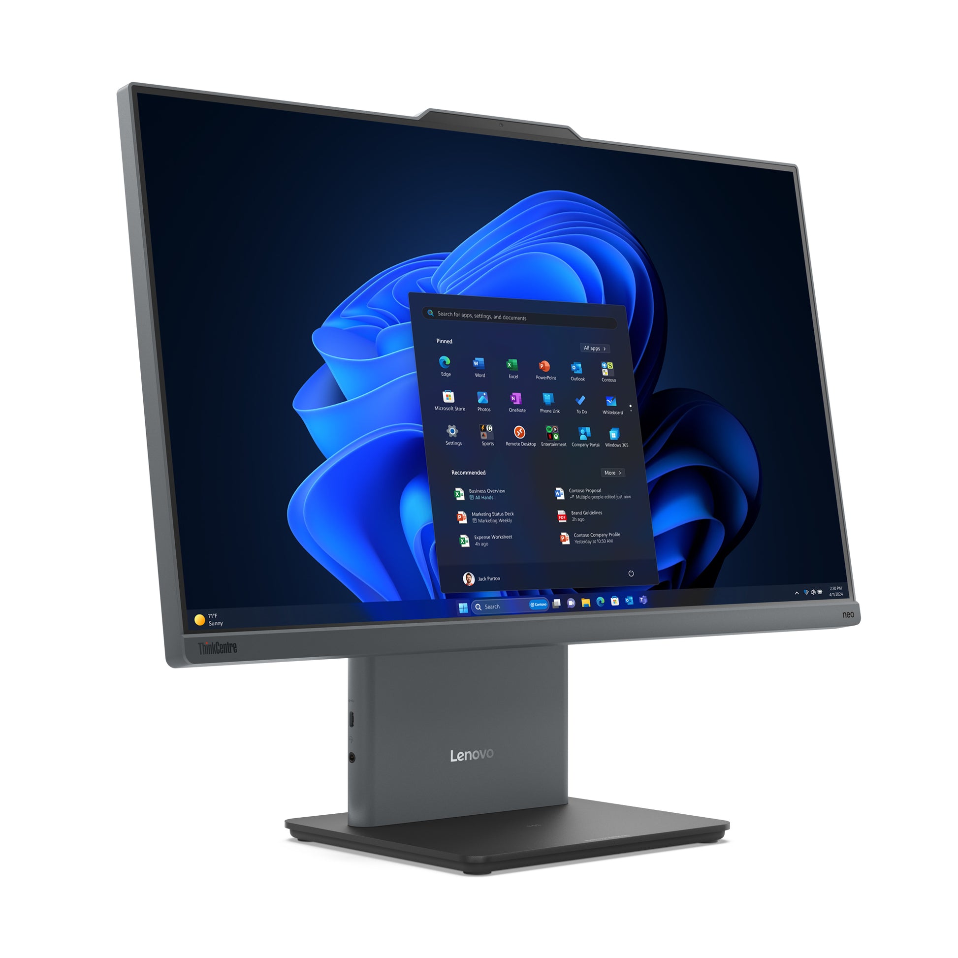 Lenovo Thinkcentre 24 All-in-One – 23,8" Full HD, Intel Core i7-13620H, 16 GB RAM, 512 GB SSD, Windows 11 Pro