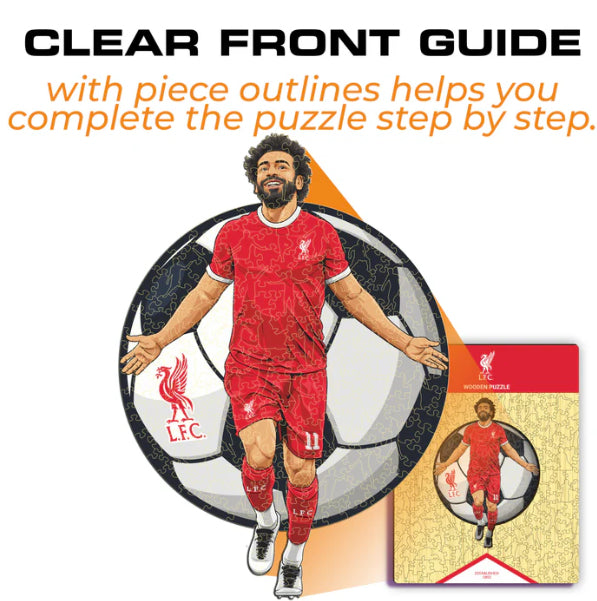 Iconic Puzzles Puzzle Liverpool FC, Mo Salah – 270 Teile – 30 × 42 cm – ab 10 J. – Holz, mehrfarbig – FSC