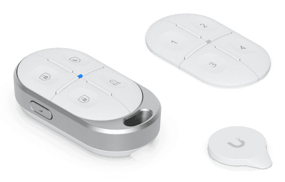 Ubiquiti SuperLink Schlüsselanhänger – Fernbedienung – 6 Tasten, CR2450, 2'000 m Reichweite – für SuperLink Gateway