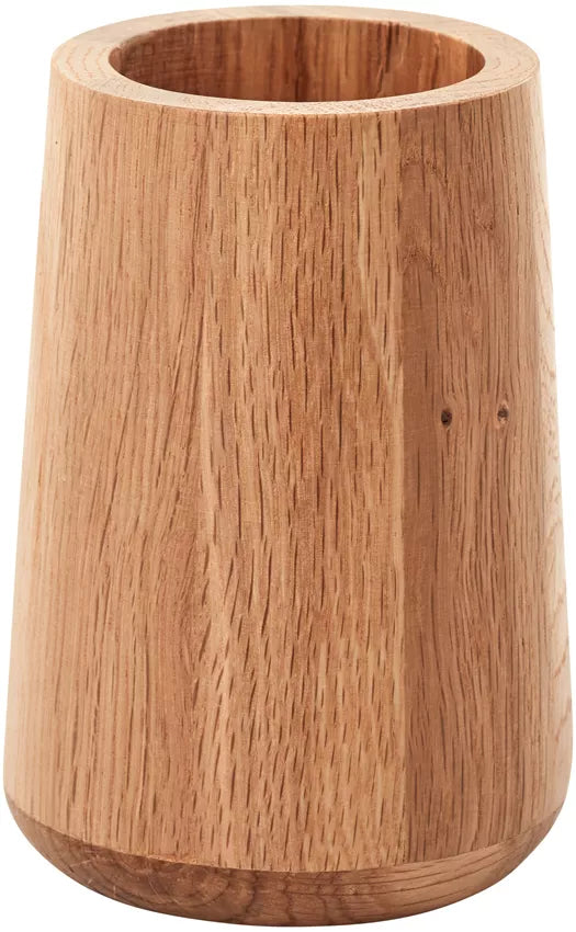 Diaqua Zahnputzbecher – 8×8×11,5 cm, Eiche, Braun