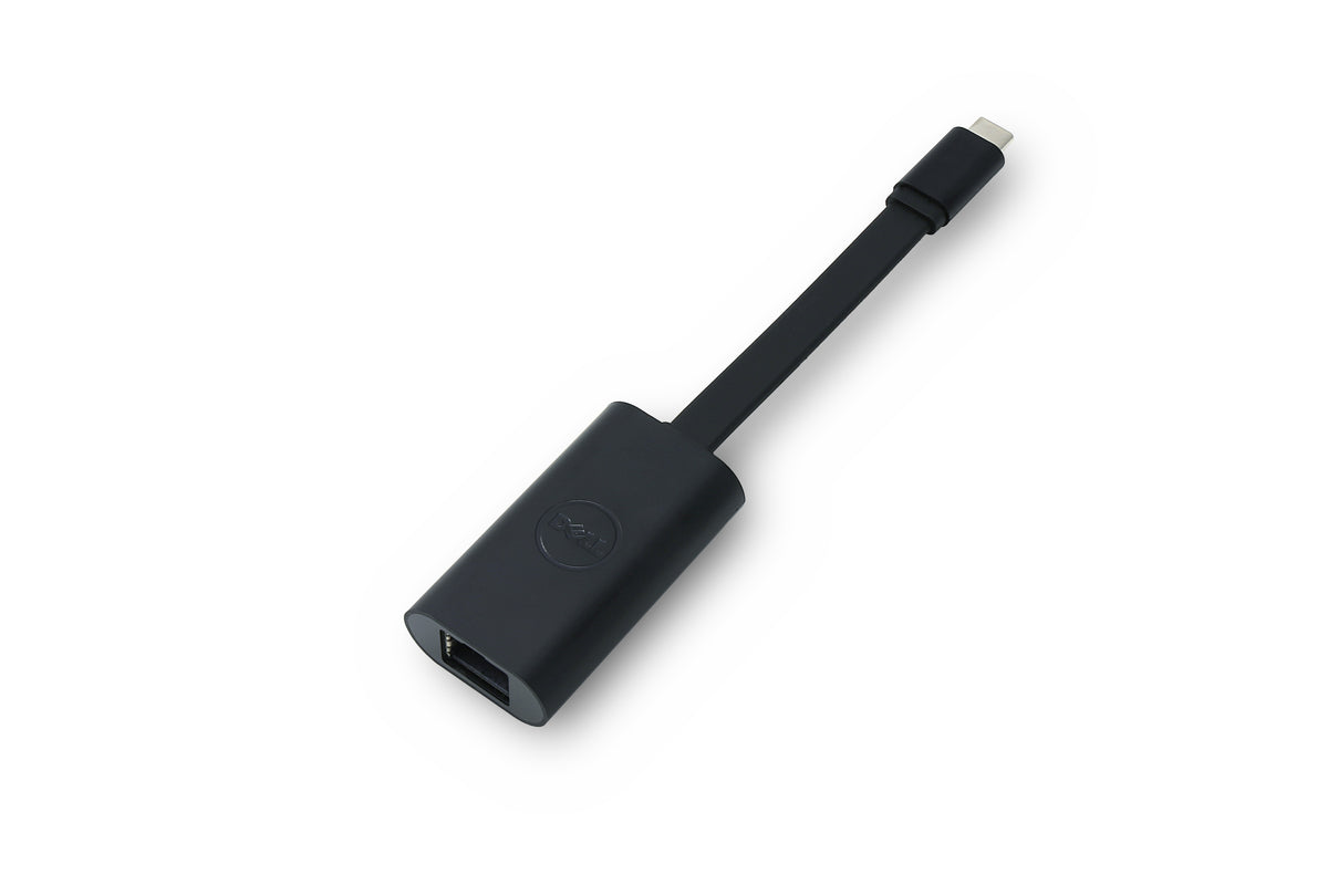 DELL SA224 USB-C zu RJ-45 Adapter – Schwarz, für Windows 10 x64, Windows 11 x64