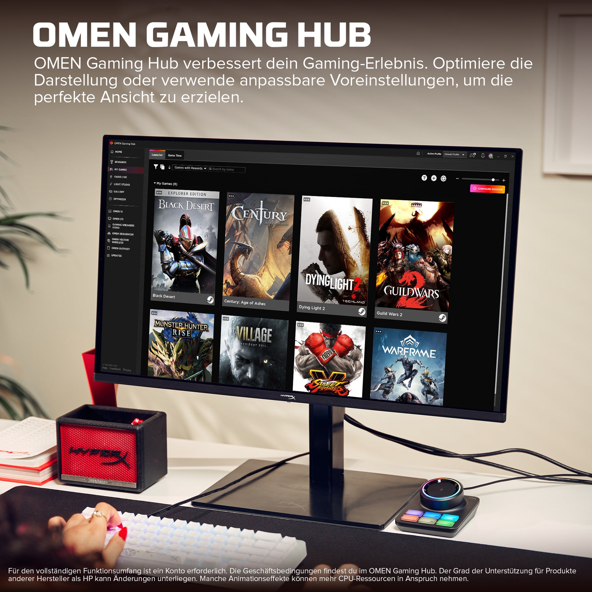 HP OMEN – 27", 2560 × 1440 (WQHD), OLED, 240 Hz