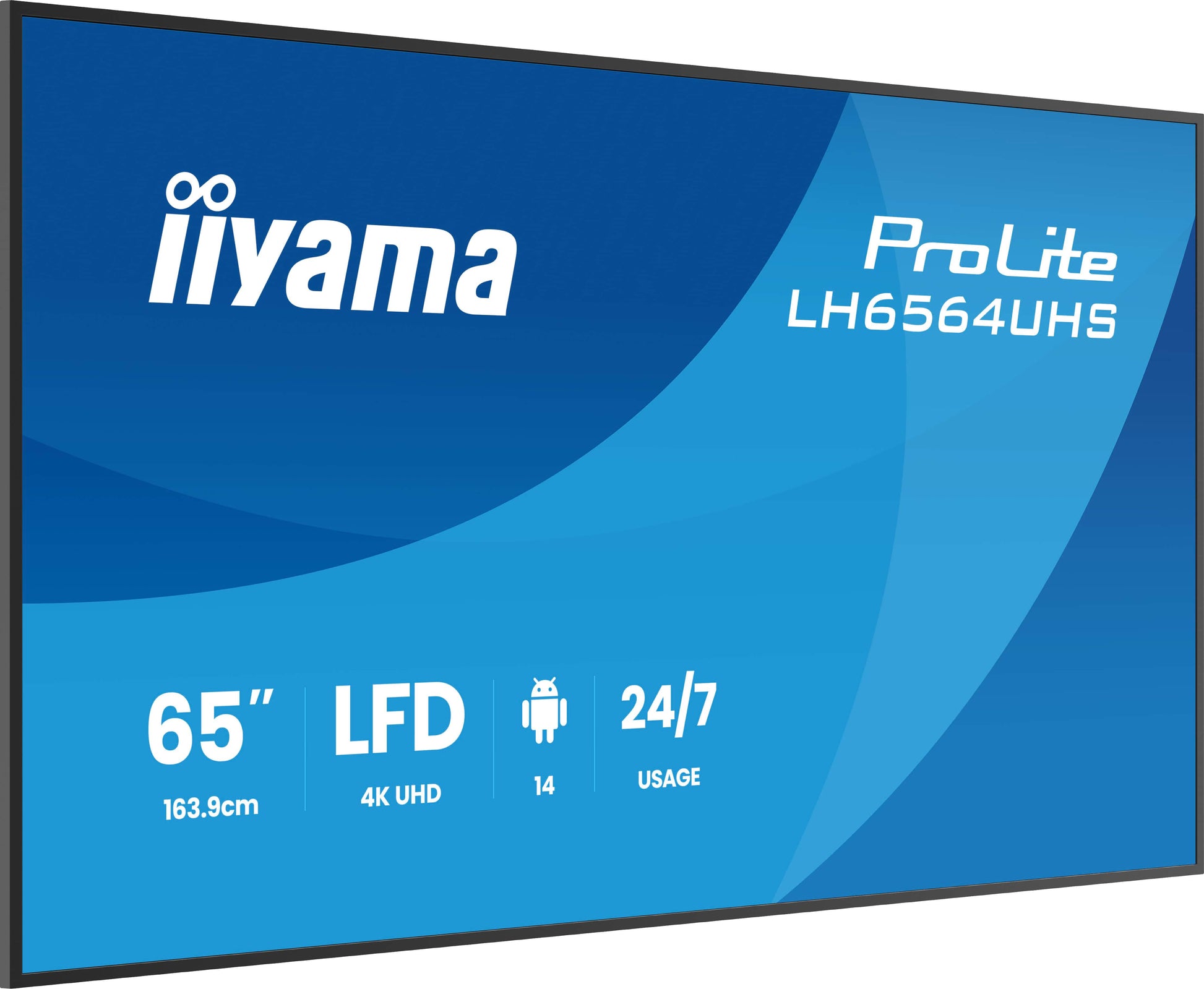 iiyama ProLite – Signage-Display, 65", Ultra HD 4K, 500 cd/m²