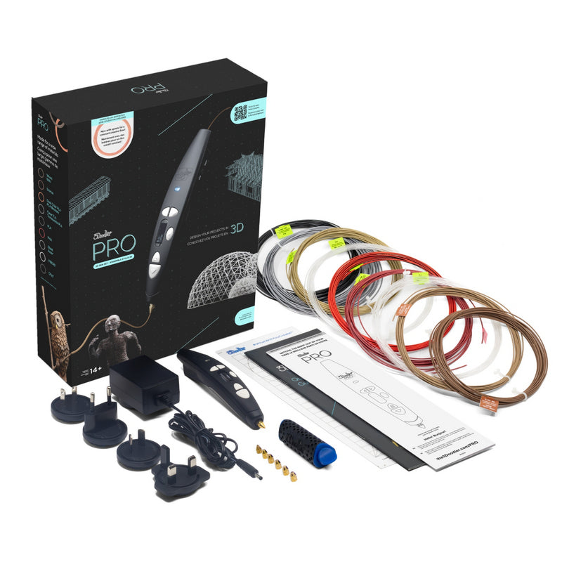 3Doodler 3D-Stift Pro III – Holz – 7 Stück