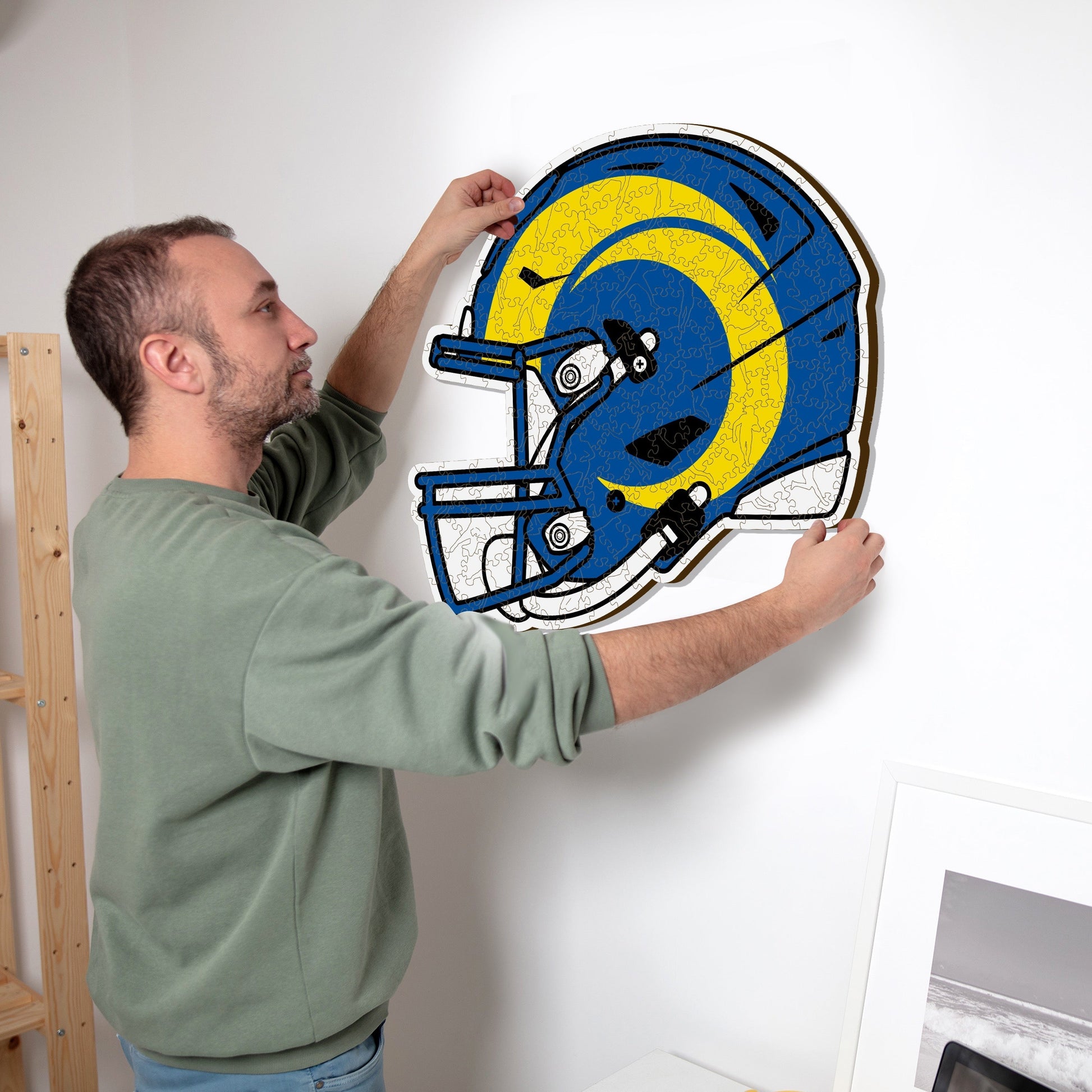 Iconic Puzzles NFL Los Angeles Rams Helm – Logikspiel, ab 10 Jahren