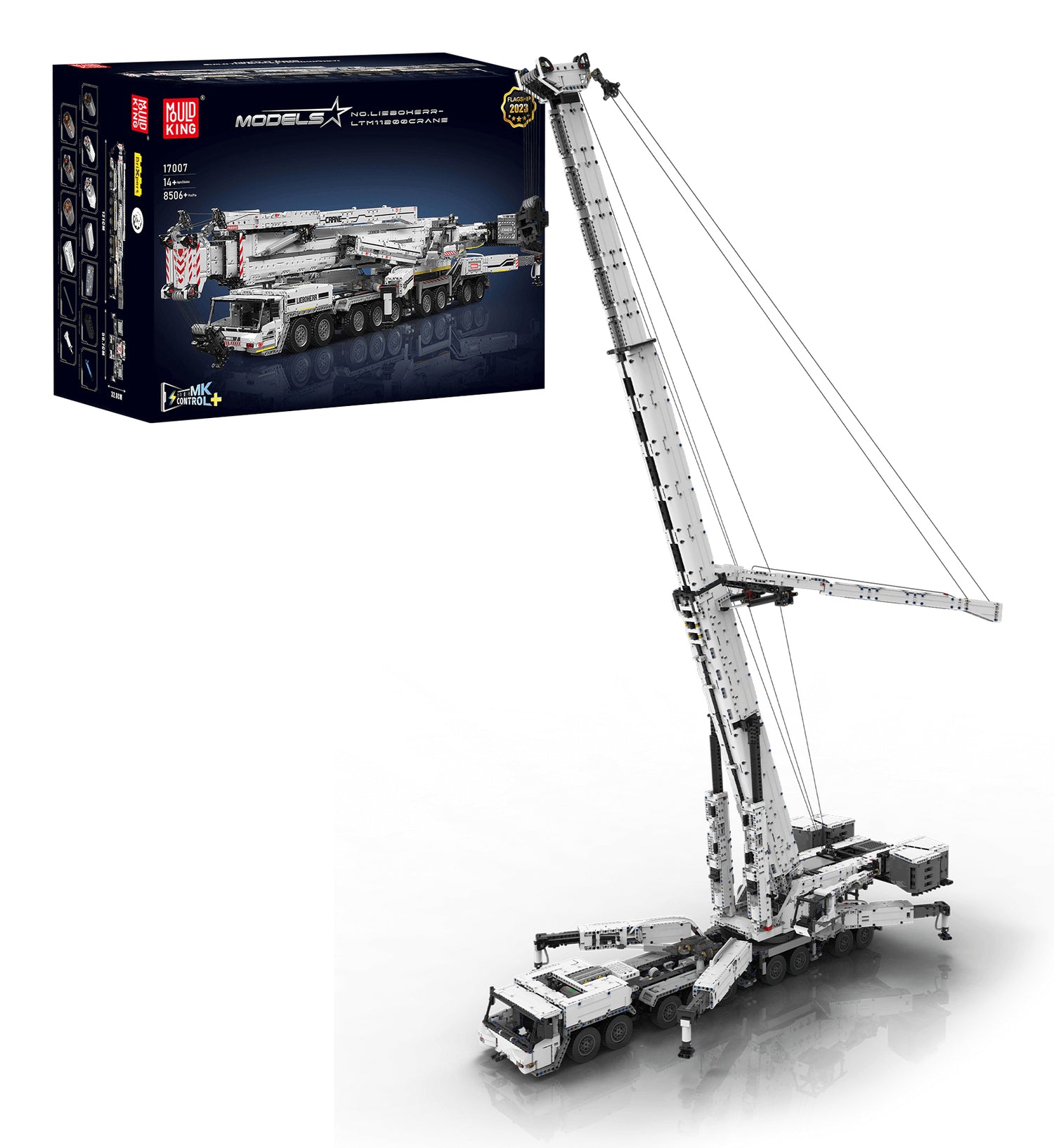 Mould King 3D Puzzle Liebherr LTM 11200 – 8506 Teile – Kunststoff – 85 × 170 × 120 cm – ab 14 Jahren
