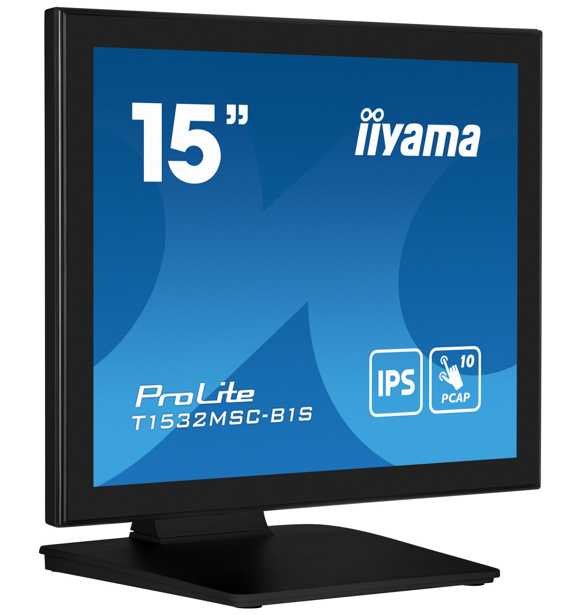iiyama 15" XGA PCAP 10-Finger-Touch – HDMI, DisplayPort, Randlos, 330 cd/m²
