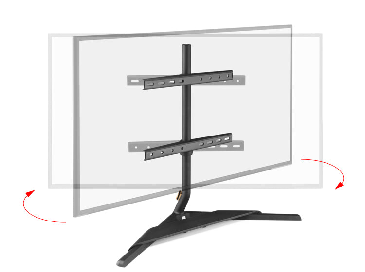One For All Bodenständer – 32–70" – VESA 100×100–400×400 – bis 40 kg, Höhenverstellbar, Drehbar – WM7430