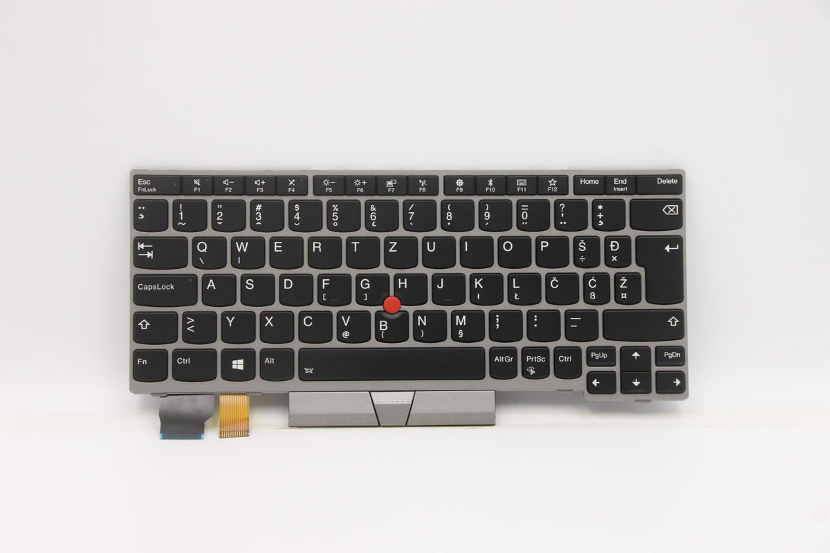 Lenovo Tastatur für ThinkPad L13 Yoga (20R5, 20R6) – Slowenisch – Silber