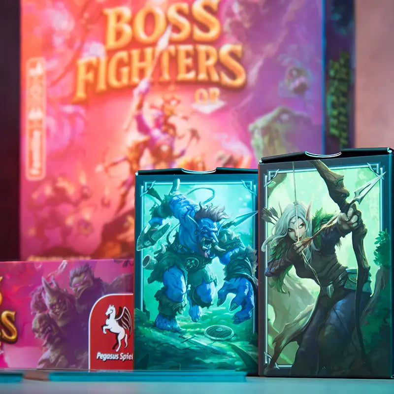 Pegasus Boss Fighters QR Brettspiel, 2–4 Spieler, ab 10 Jahren, 60 Min., EN