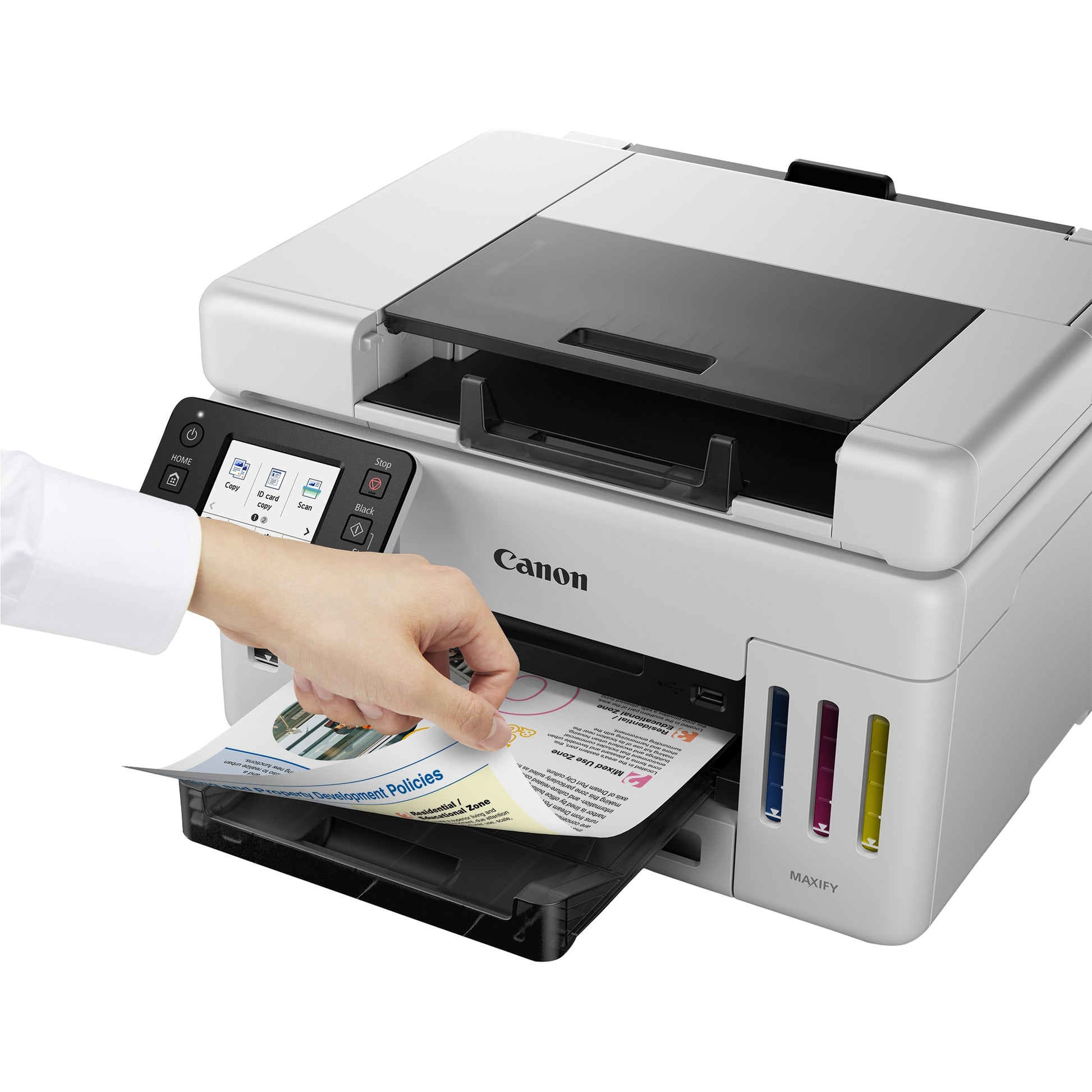 Canon MAXIFY GX6550 – Farbtintenstrahl-Multifunktionsdrucker, A4, 3-in-1, Duplex, ADF, WLAN/LAN, AirPrint