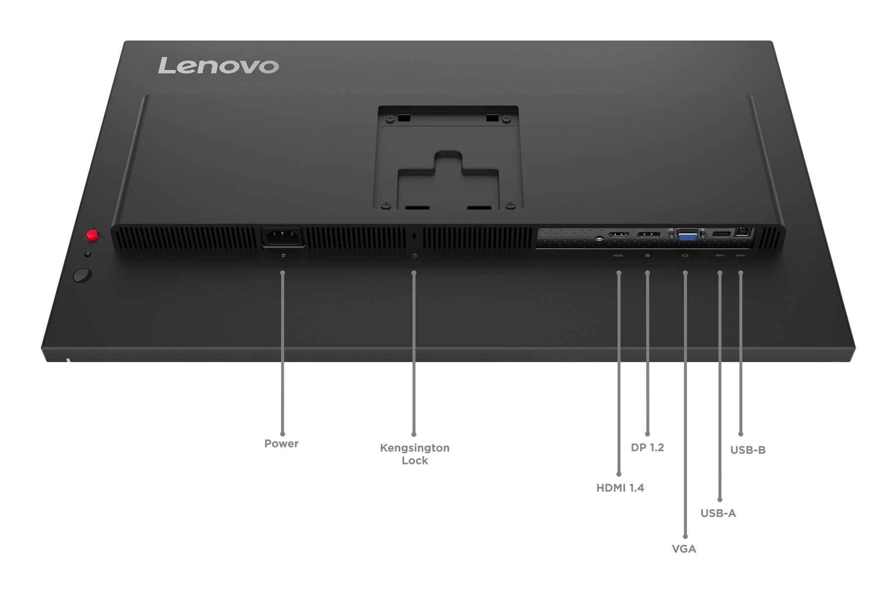 Lenovo ThinkVision T27-40 LED Monitor, 27", 1920 × 1080 (Full HD), Schwarz