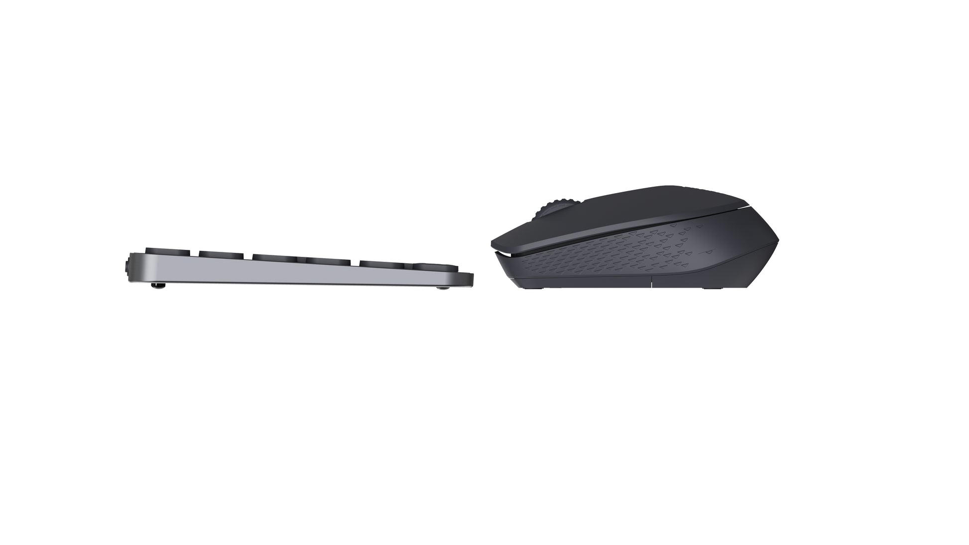 Rapoo 9710M – Tastatur, kabellos (Bluetooth/2,4 GHz), CH-Layout (DE-CH), Fullsize (mit Ziffernblock), grau – f