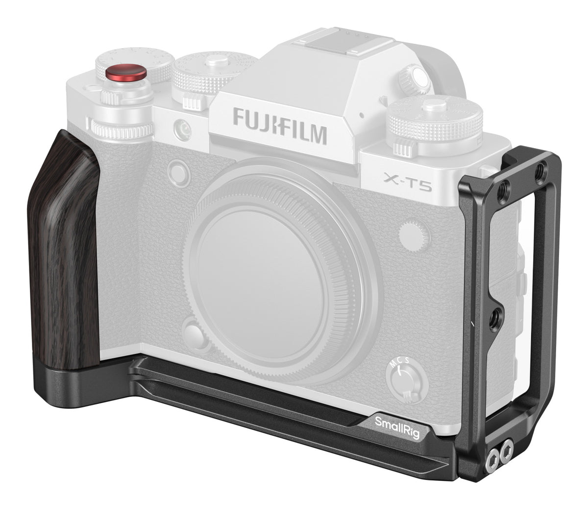 SmallRig 4137 Montageplatte – für Fujifilm X-T5 – Schwarz