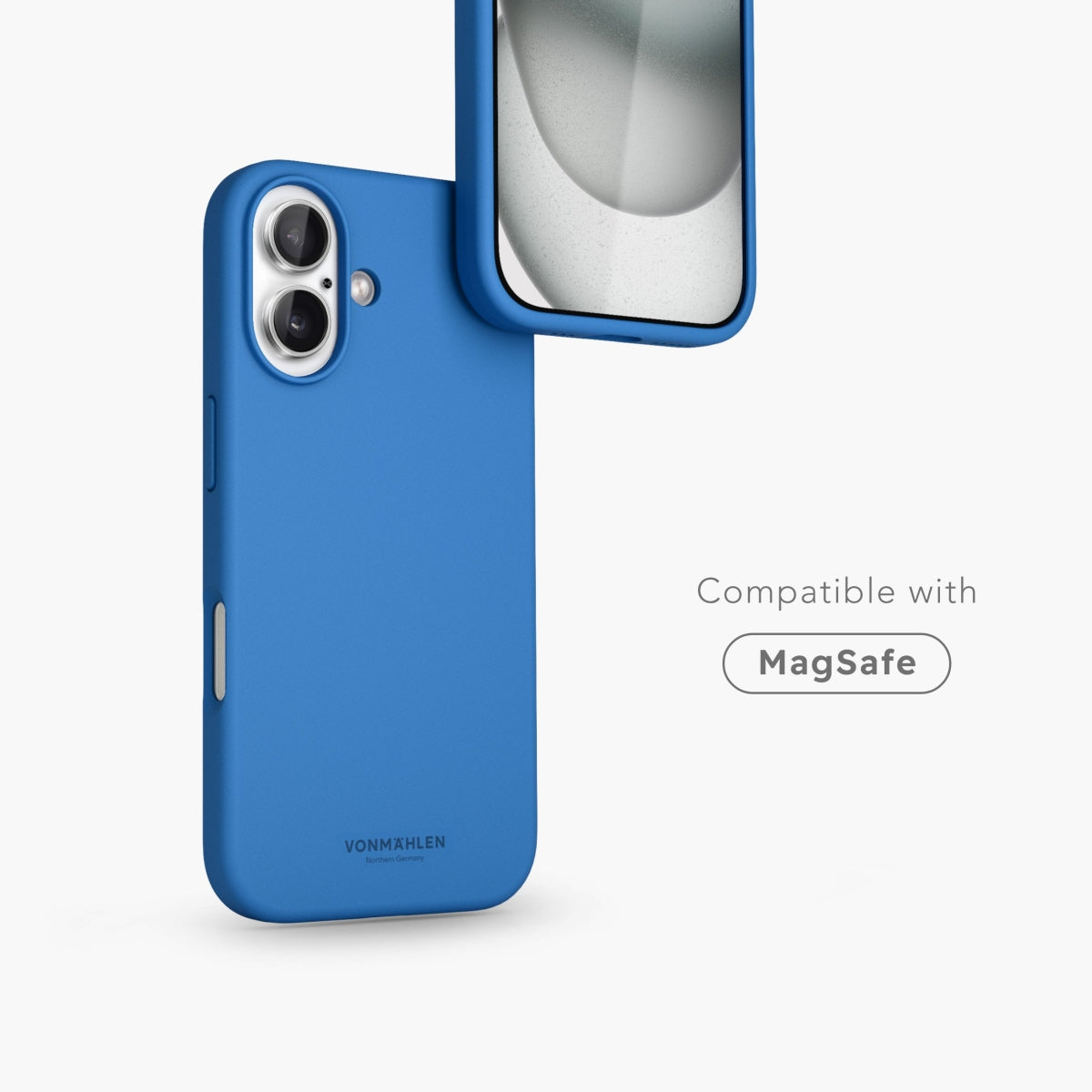 Vonmählen Backcover – für Apple iPhone 16, MagSafe, Silikon, Sky Captain