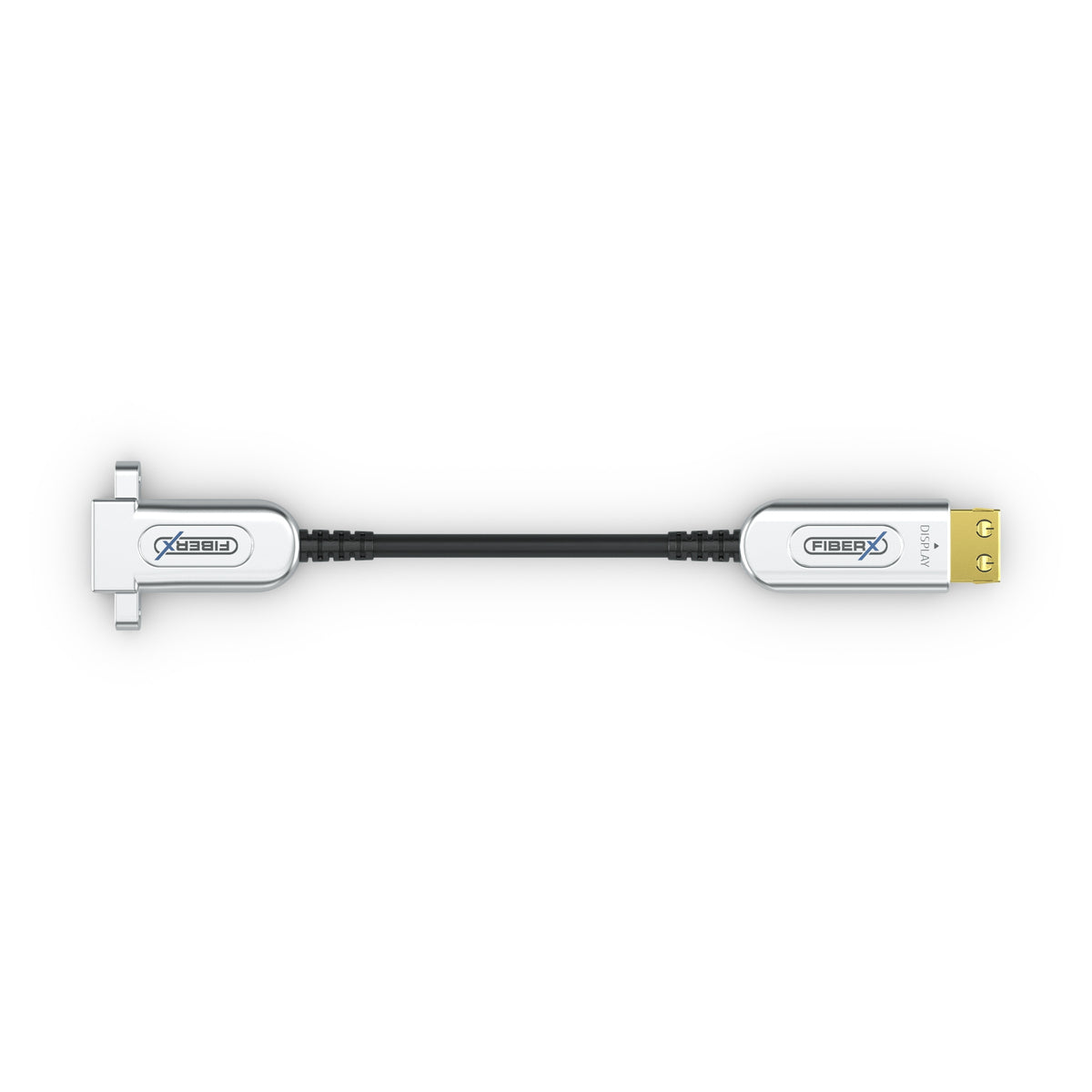 FiberX HDMI Verlängerungskabel HDMI 2.0 4K 60 Hz – 7,5 m – HDR, ARC – Schwarz/Silber