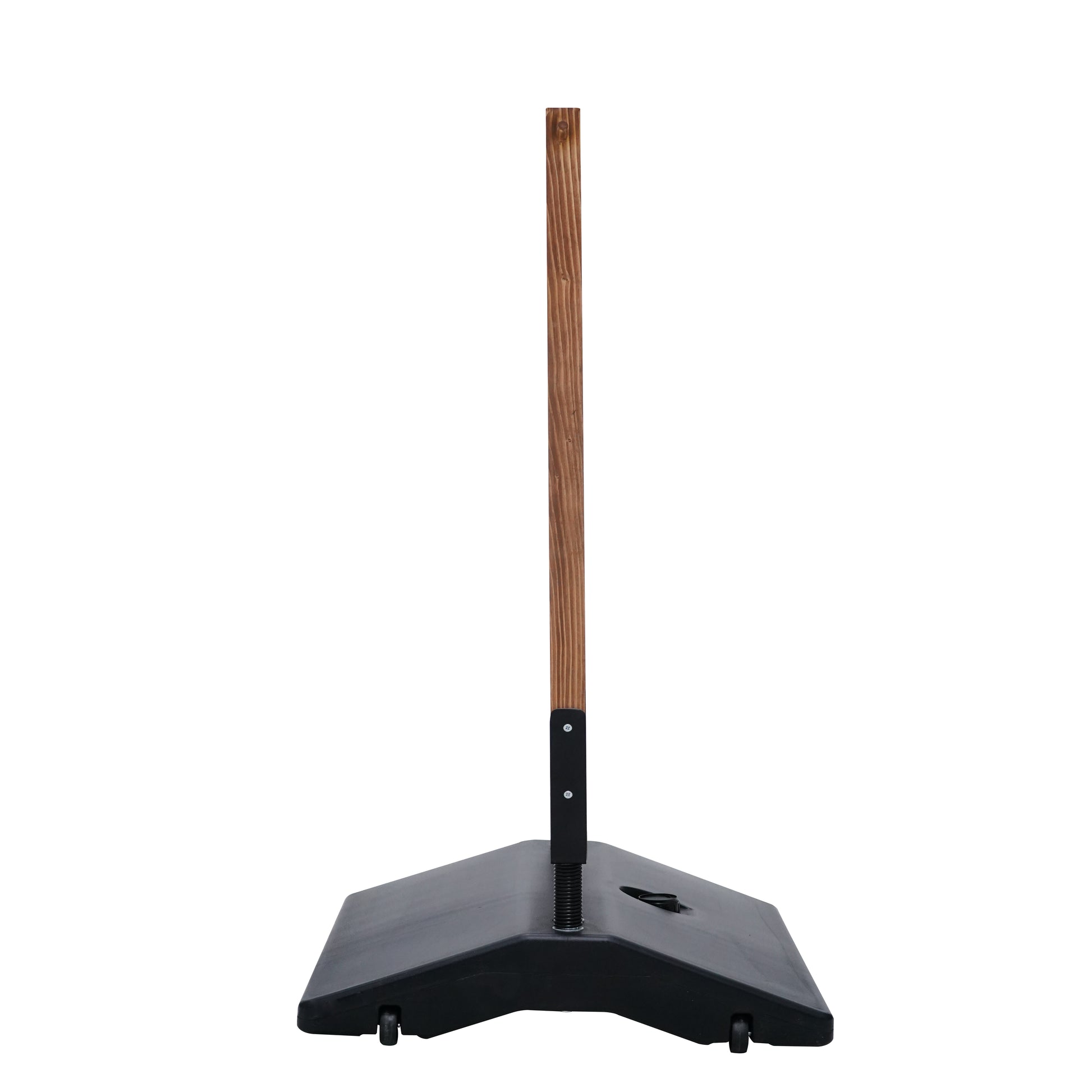 Europel Kundenstopper Swing – 700 × 1'000 mm hoch – Kiefernholzrahmen natur, Melamin, schwarz – 1 Stk.