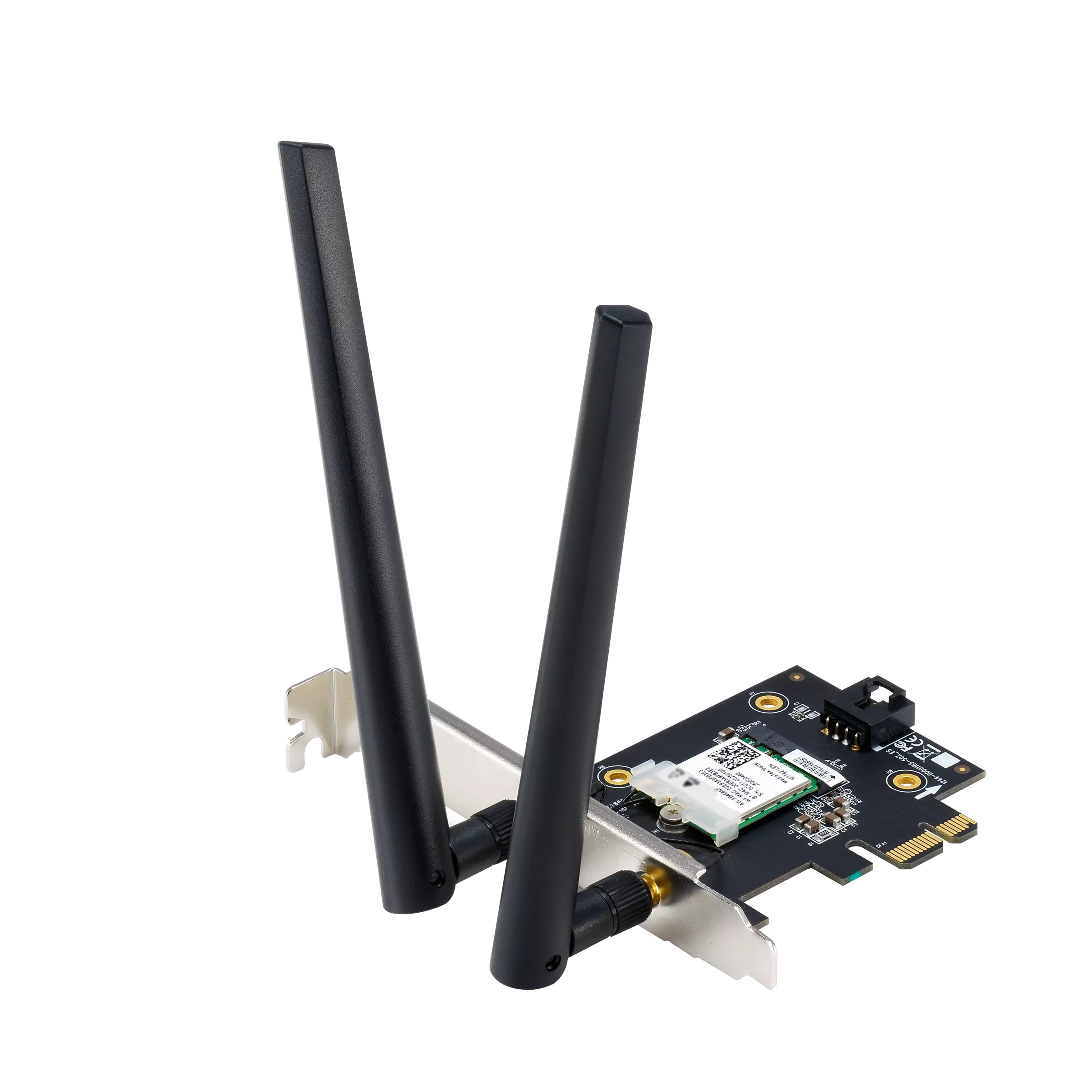 ASUS PCE-AXE5400 – PCIe WLAN-Karte – Wi-Fi 6E (2,4/5/6 GHz), 2,4 Gbit/s, Bluetooth 5.2, für PC