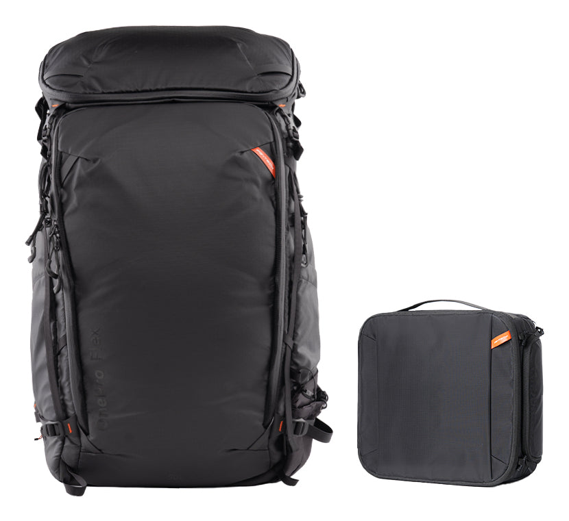 PGYTECH OnePro Flex Kamerarucksack – 50 L, Cordura/PU, Notebookfach – für DSLR und spiegellose Kameras