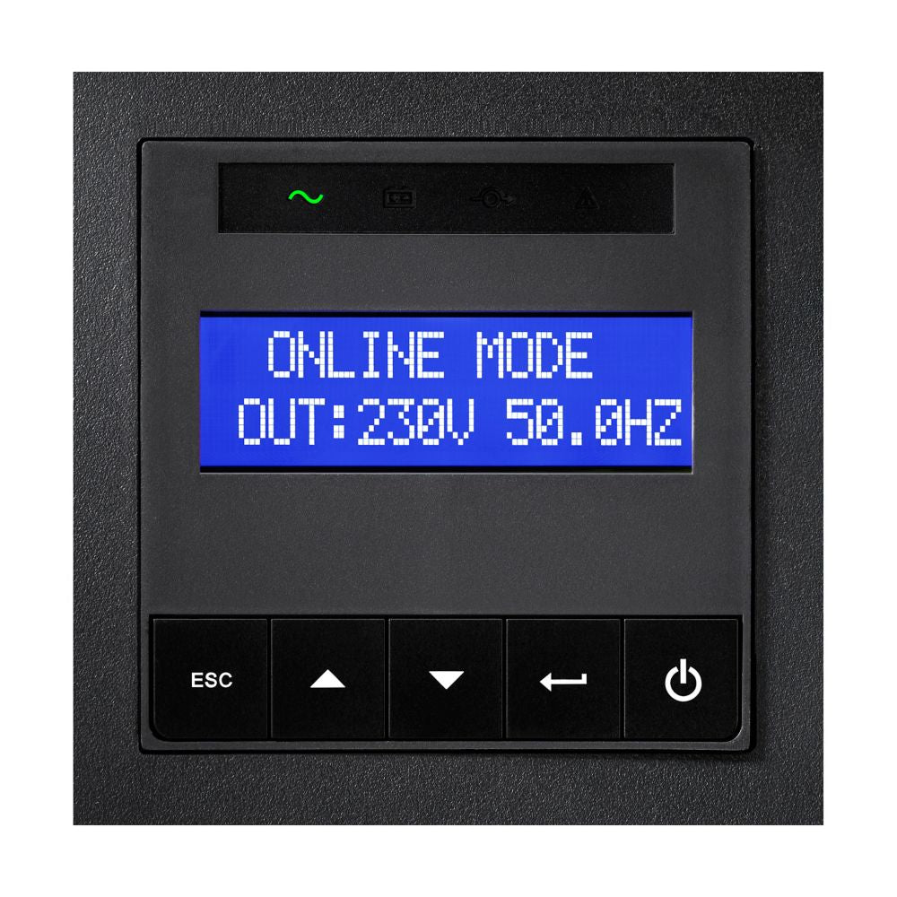 Eaton 9E 6000i – USV Online (Doppelwandler), 6 kVA/5400 W, Rack 3U, Einphasig, 8× IEC C13 + 2× IEC C19
