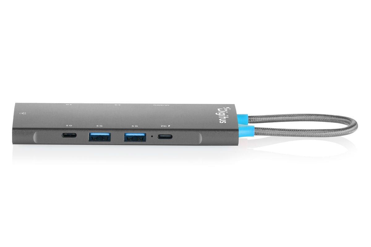 Digitus Dockingstation – USB-C, 1× DP, 1× HDMI, 4× USB-A, 100 W PD