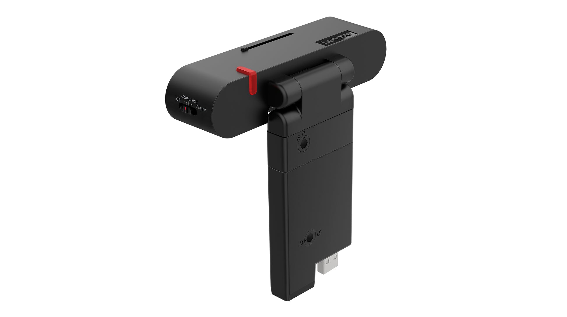 Lenovo ThinkVision MC60 (S) Webcam – Full HD 1080p, 30 fps, USB 2.0, Sichtschutz – Schwarz