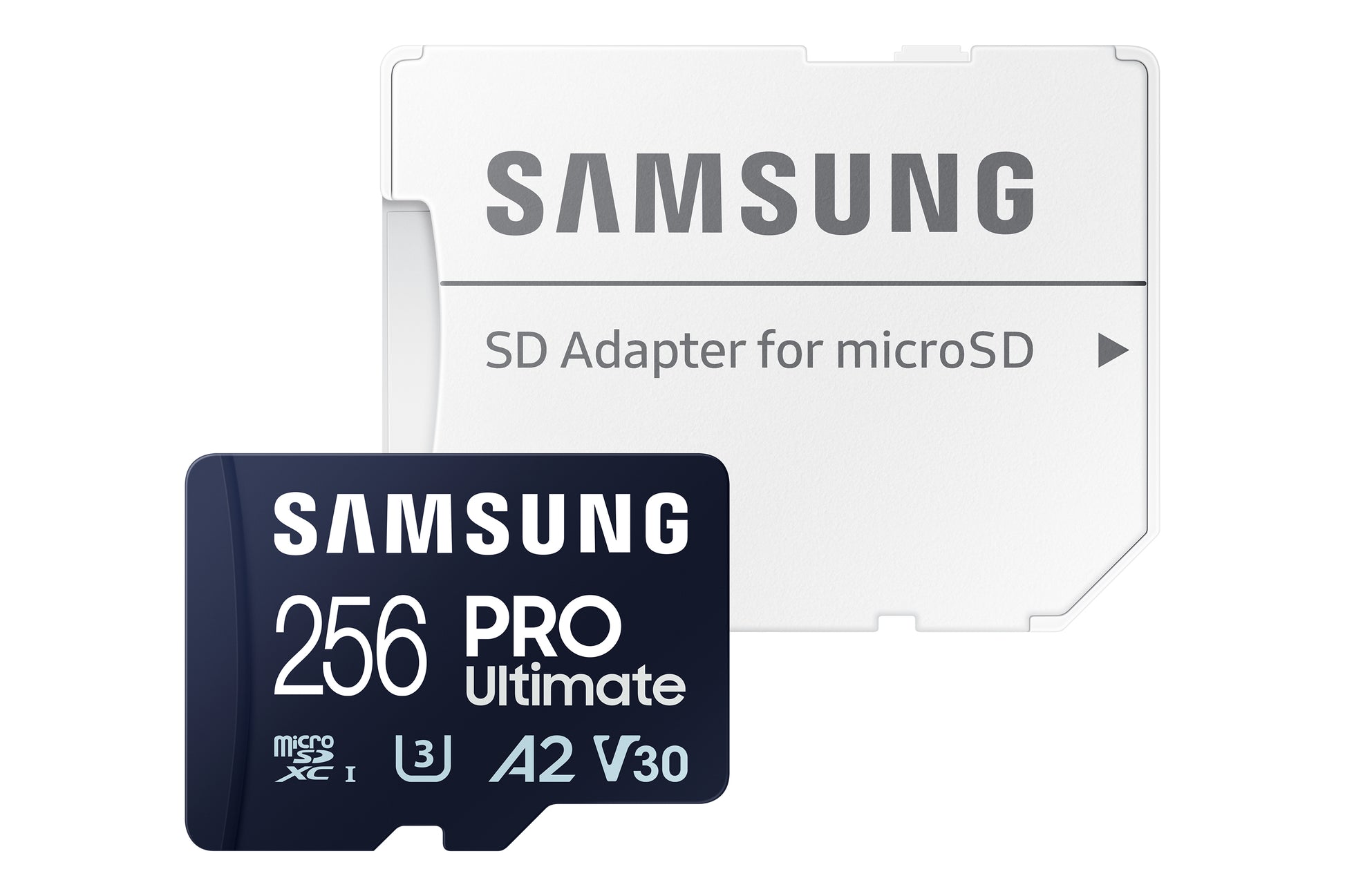 Samsung MB-MY256S microSDXC 256 GB – UHS-I, U3, V30, A2, 200/130 MB/s, inkl. SD-Adapter, Blau