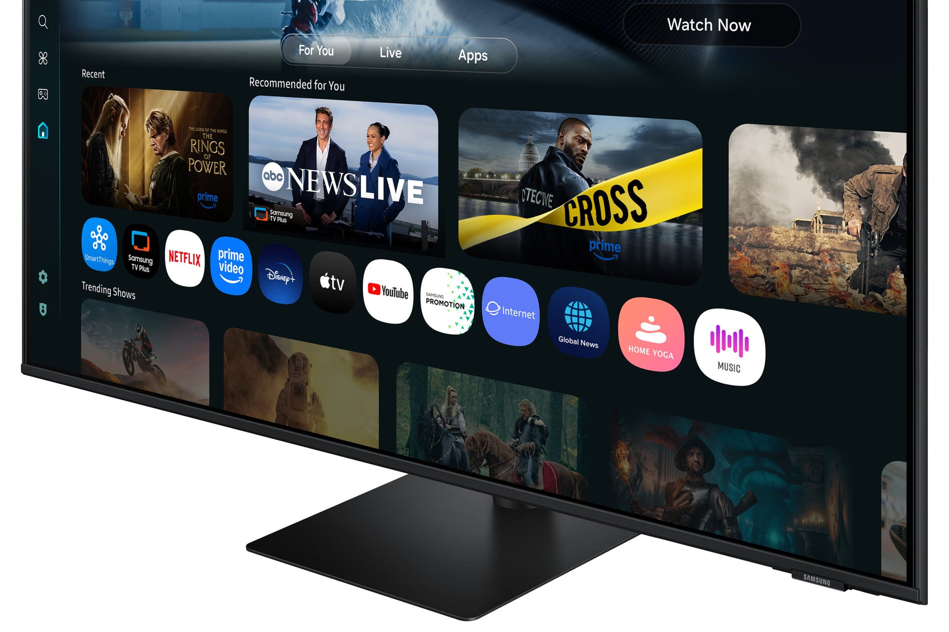 Samsung M70F – Monitor, 3840 × 2160 (UHD 4K), HDR10, KI-Bild
