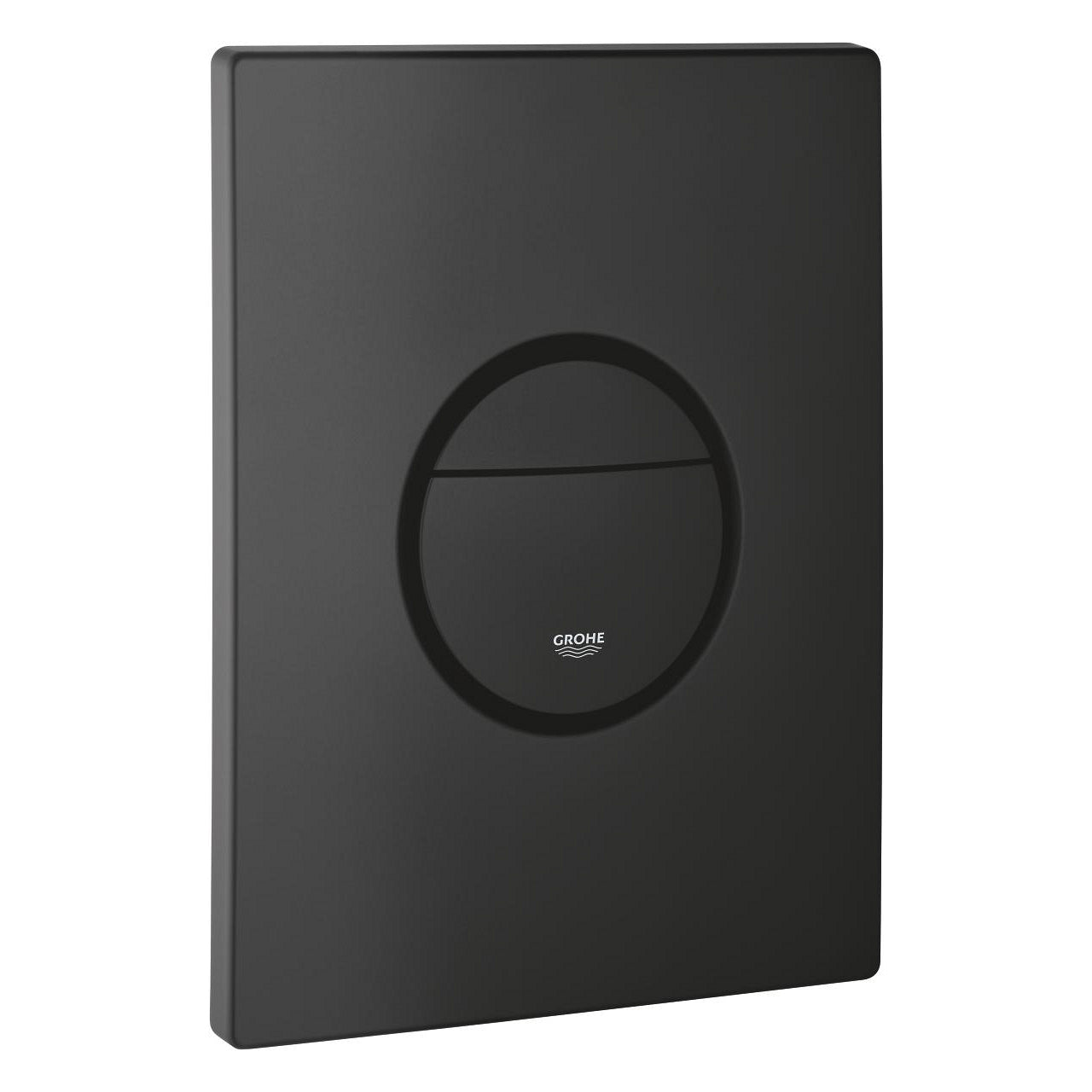 GROHE Nova Cosmopolitan – Abdeckplatte – Kunststoff, schwarz, 15,6 × 1,5 × 19,7 cm