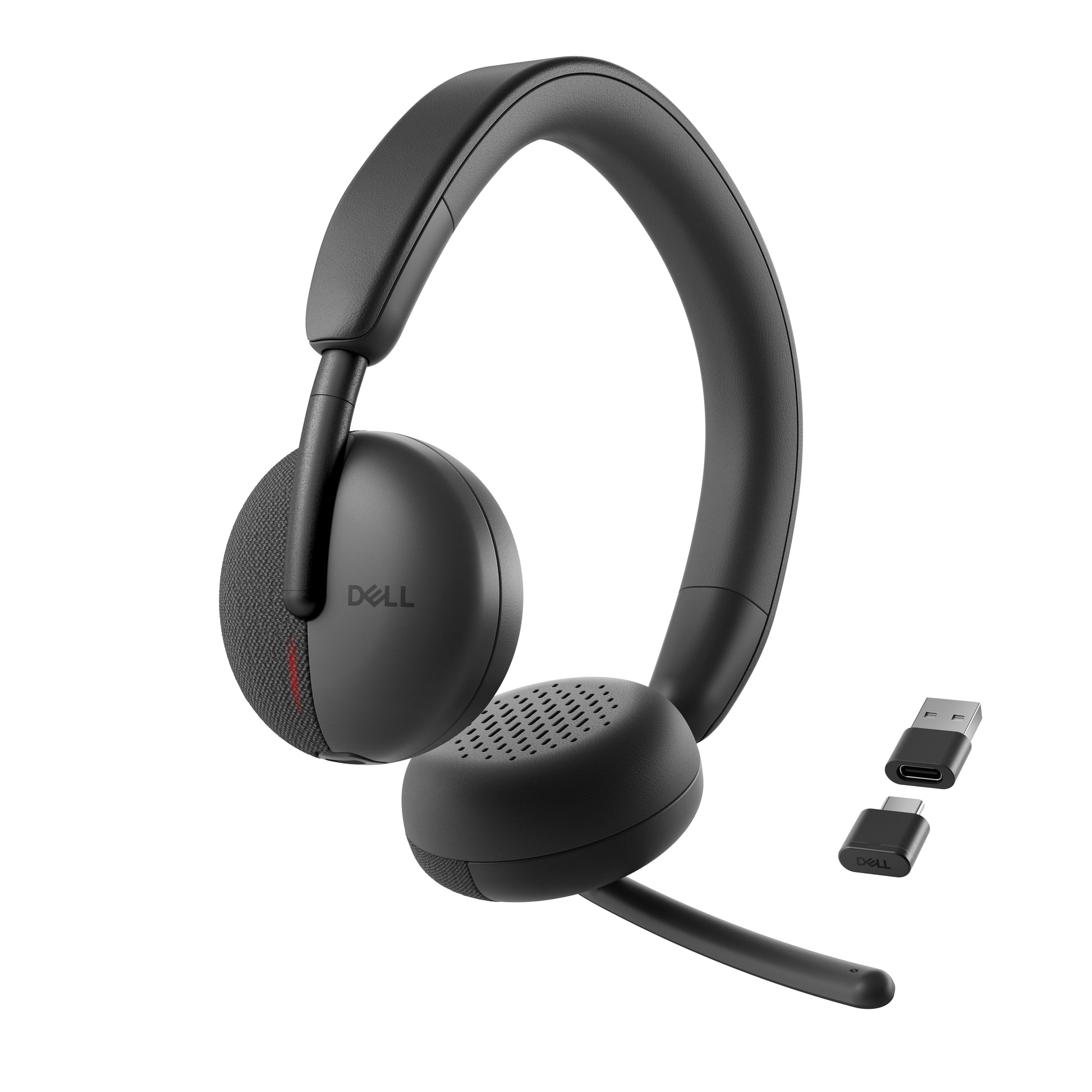 Dell Pro WL3024 – On-Ear Headset – Bluetooth – Boom-Mikrofon, Noise-Cancelling – Schwarz – für Microsoft Teams