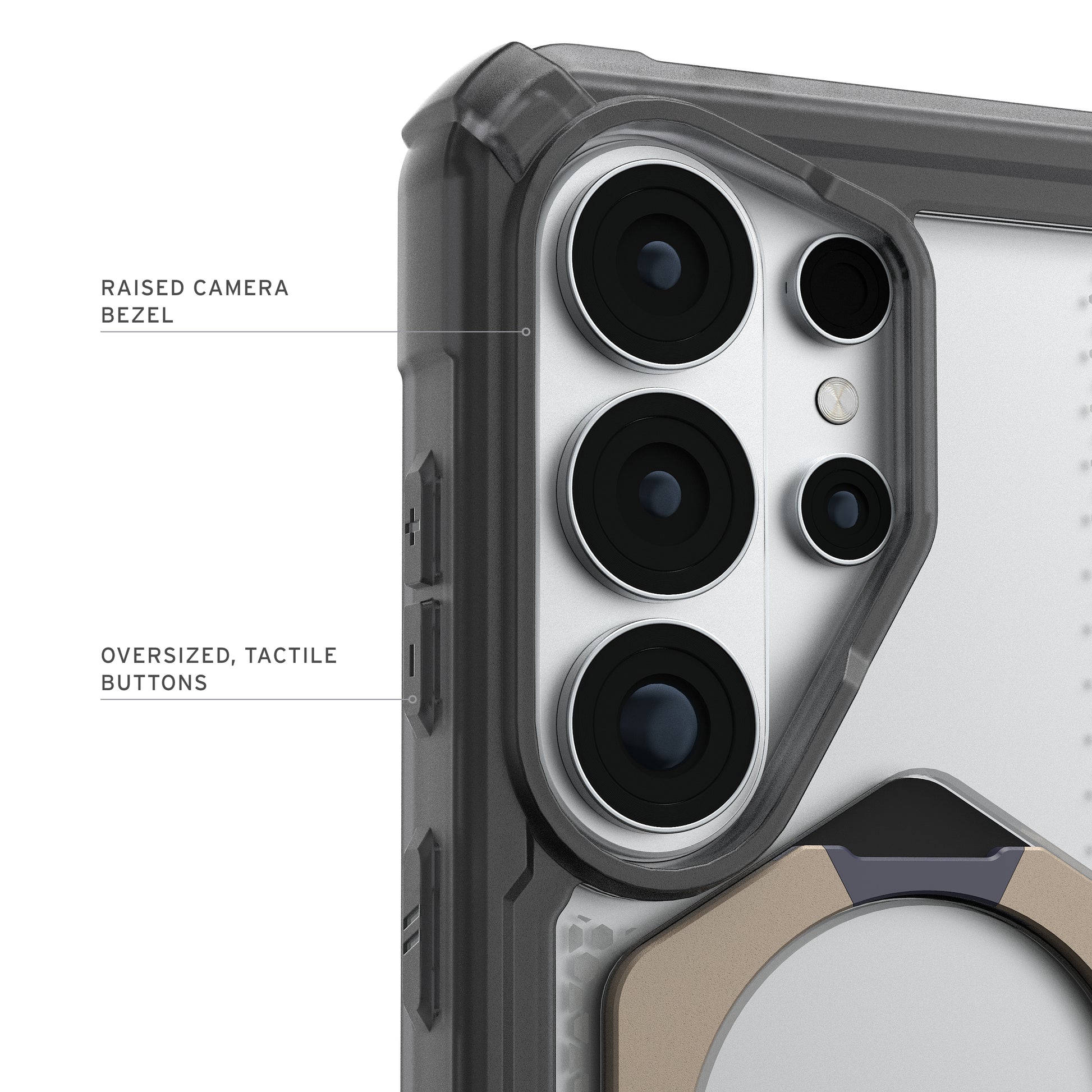 Urban Armor Gear UAG Plasma XTE – Rückcover – für Samsung Galaxy S26 Ultra, mit Ständer, TPU, Transparent, bis 6 m Sturzsicher