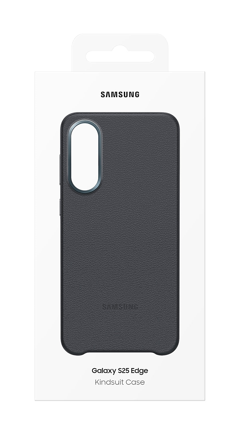 Samsung Backcover – für Samsung Galaxy S25 Edge – schwarz – Leder