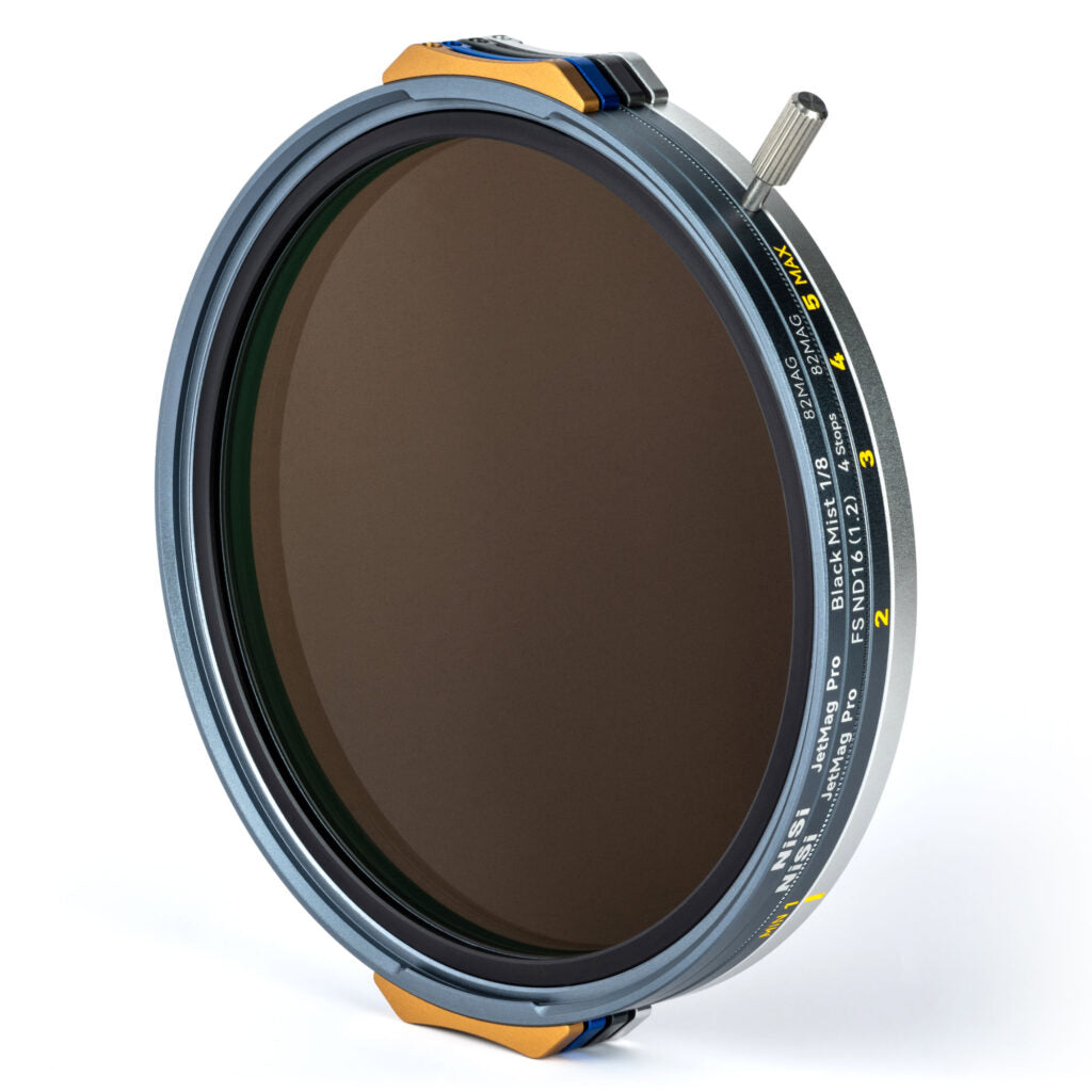 NiSi JetMag Pro Filter-Kit – 82 mm VND (ND4), Mist – für 67/72/77 mm Gewinde und mehr – 10er-Pack